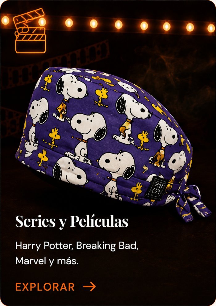 Gorros quir&uacute;rgicos Series y Pel&iacute;culas — Harry Potter, Breaking Bad, Marvel