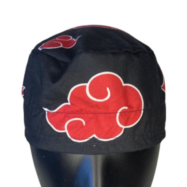 Gorro quirúrgico Akatsuki Naruto Shippuden hecho en México