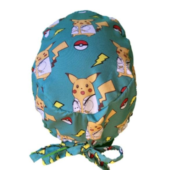 Gorro quirúrgico Dr. Pikachu Pokémon hecho en México
