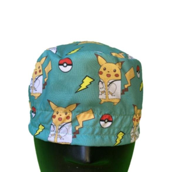 Gorro quirúrgico Dr. Pikachu Pokémon hecho en México