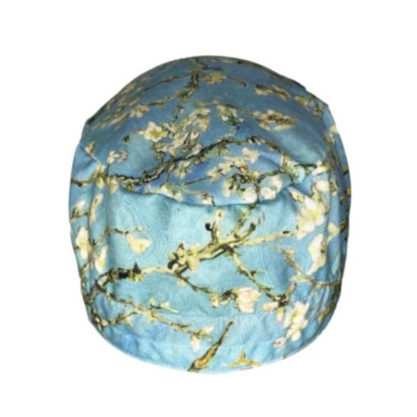 Gorro quirúrgico El Almendro en Flor Van Gogh hecho en México