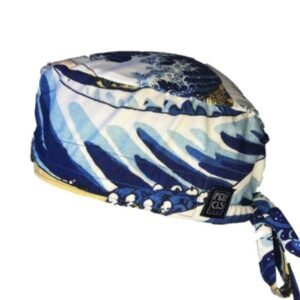 Gorro quirúrgico La Gran Ola Hokusai hecho en México
