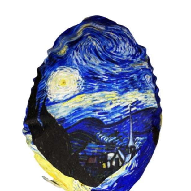 Gorro quirúrgico La Noche Estrellada Van Gogh hecho en México
