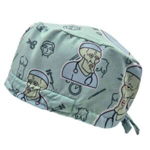 Gorro quirúrgico Dr. Hermoso meme Calamardo Bob Esponja hecho en México