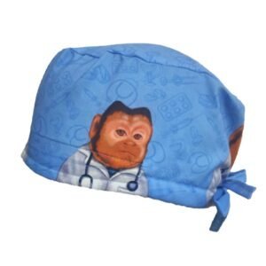 Gorro quirúrgico Dr. Monito George el monito meme hecho en México
