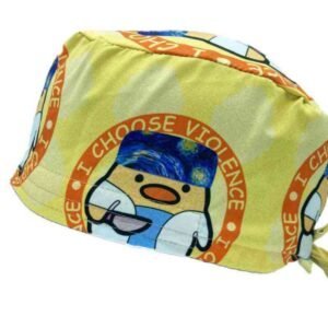 Gorro quirúrgico Dr. Pollito I Choose Violence meme hecho en México