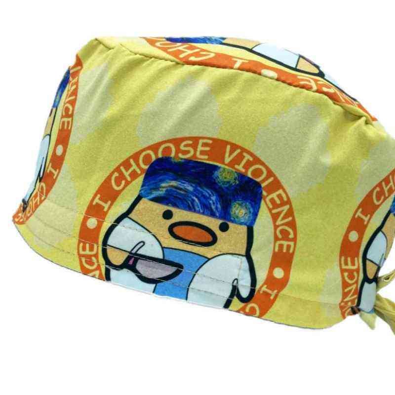 Gorro quirúrgico Dr. Pollito I Choose Violence meme hecho en México