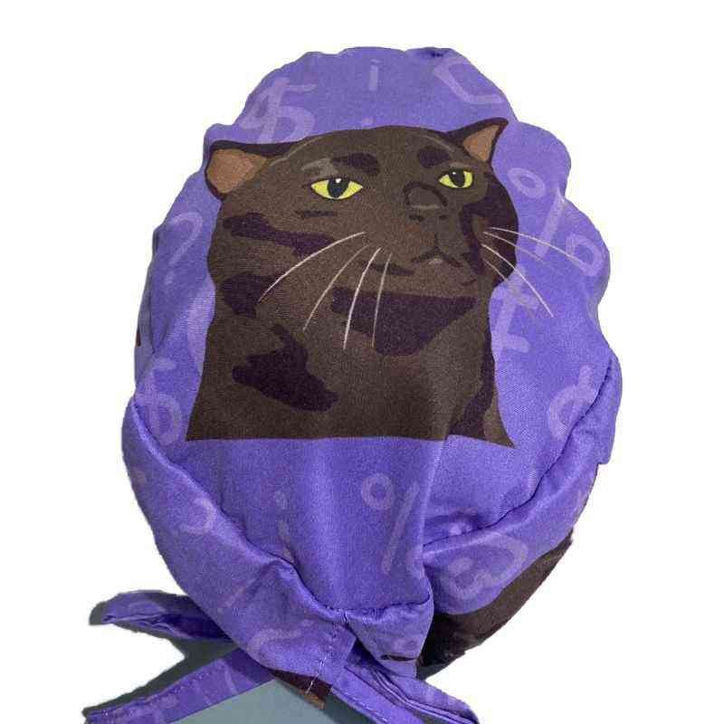 Gorro quirúrgico Gato Disociado meme hecho en México
