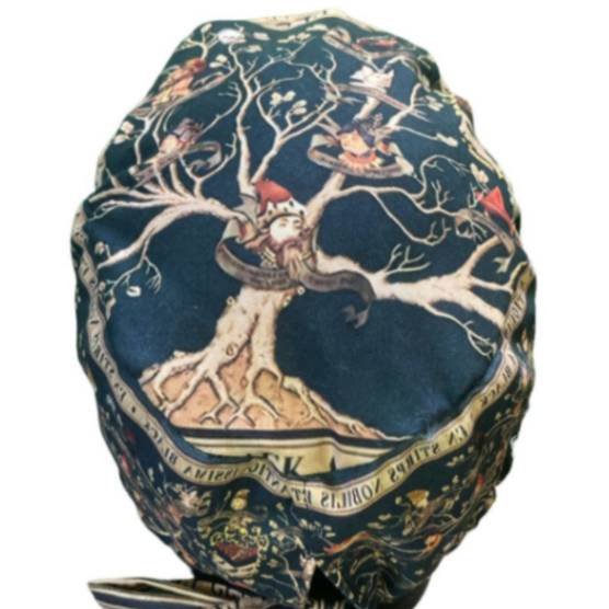 Gorro quirúrgico Black Family Tree Harry Potter árbol genealógico hecho en México