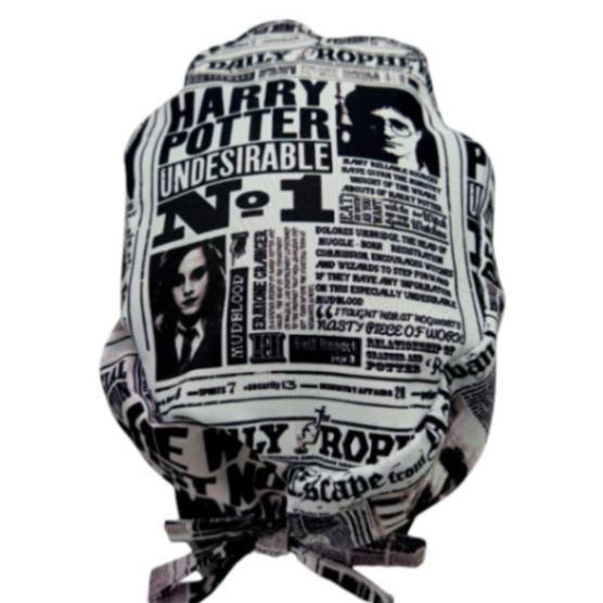 Gorro quirúrgico Diario del Profeta Harry Potter hecho en México