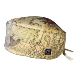 Gorro quirúrgico Mapa del Merodeador Harry Potter hecho en México