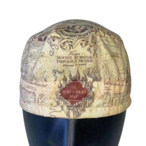 Gorro quirúrgico Mapa del Merodeador Harry Potter hecho en México
