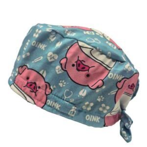 Gorro quirúrgico Dr. Oink cerdito médico hecho en México
