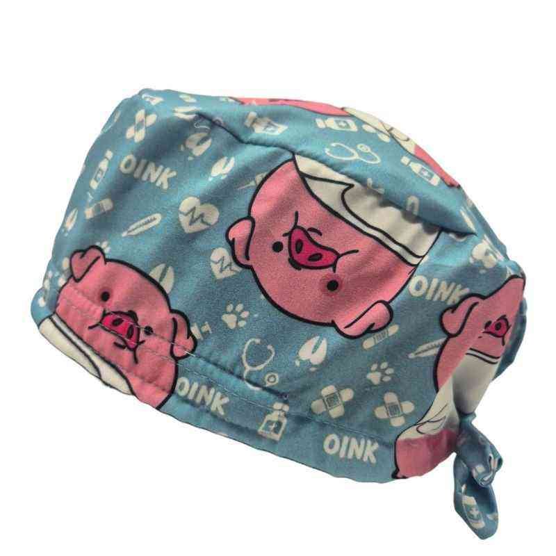 Gorro quirúrgico Dr. Oink cerdito médico hecho en México
