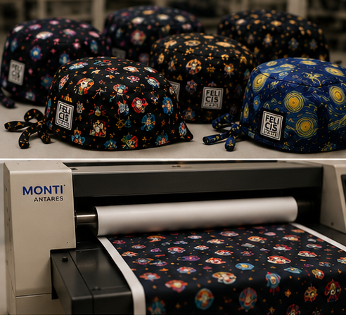 Colección de gorros quirúrgicos personalizados Felicis Caps