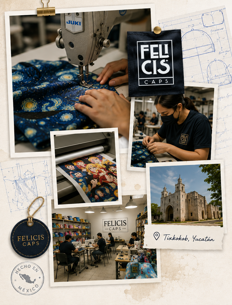 Taller de fabricación de gorros quirúrgicos Felicis Caps