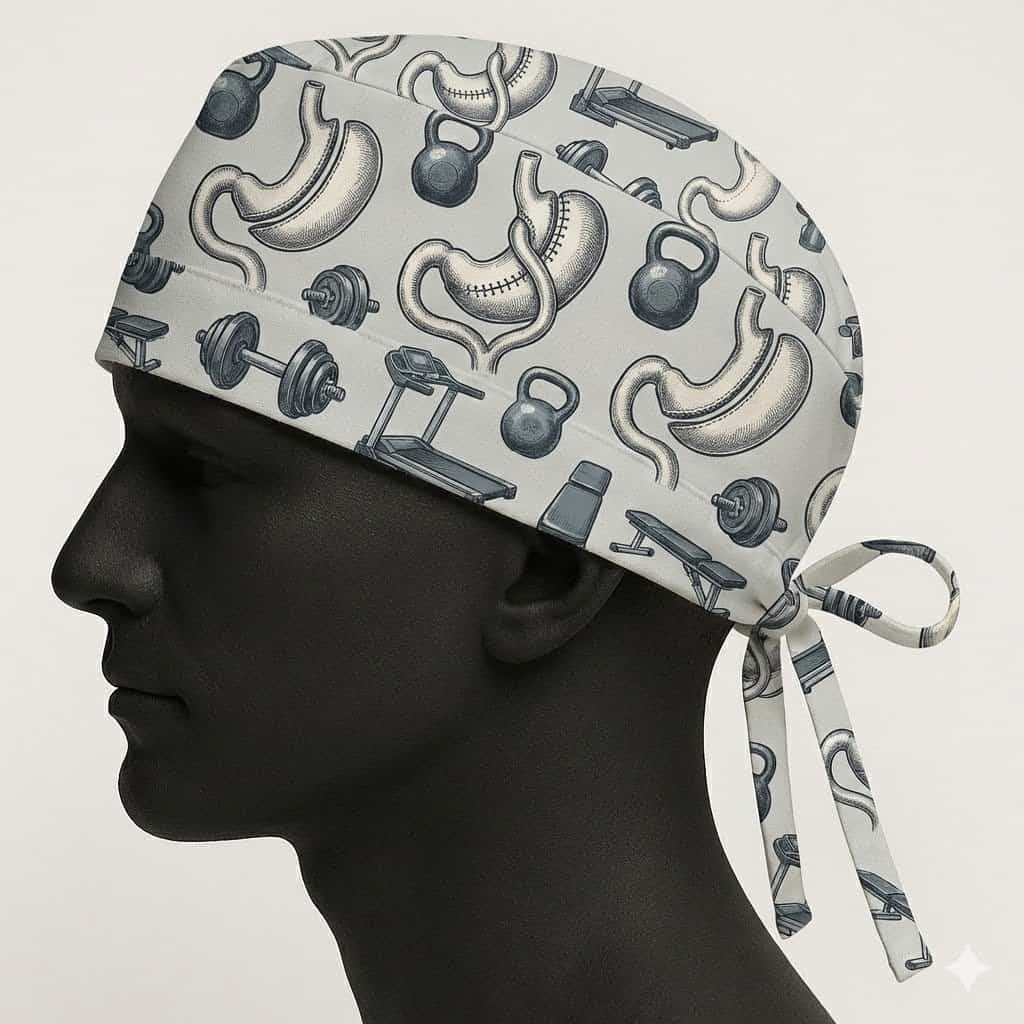 Gorro quirúrgico personalizado — ejemplo 1 — Felicis Caps