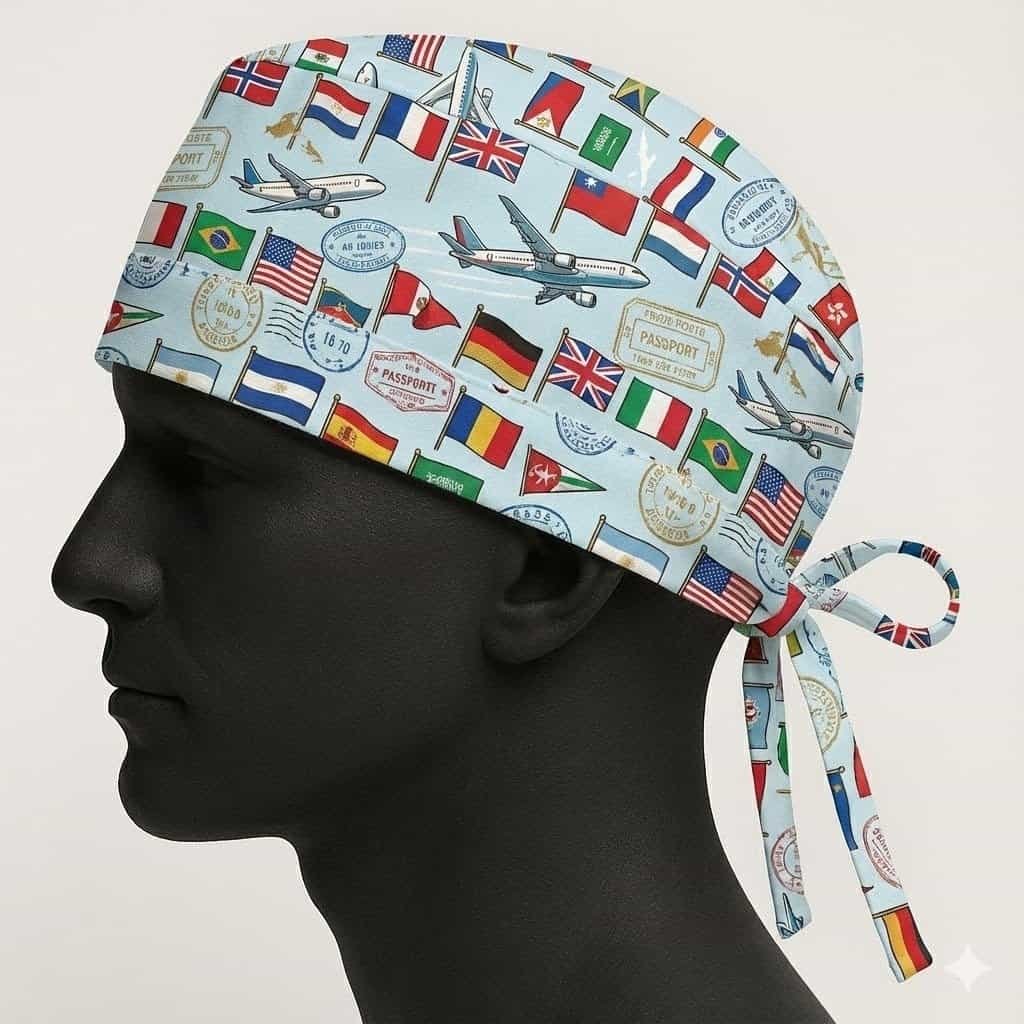 Gorro quirúrgico personalizado — ejemplo 6 — Felicis Caps