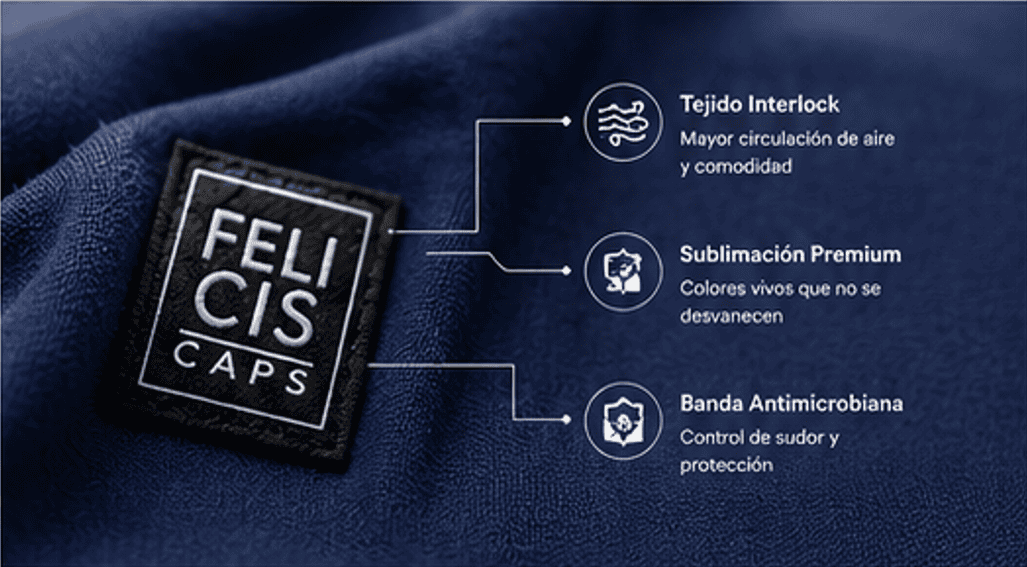 Tela Felicis Caps Tejido Interlock