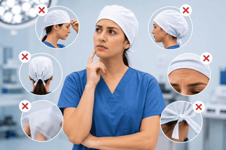 7 Errores Comunes al Diseñar un Gorro Quirúrgico Personalizado (y Cómo Evitarlos)