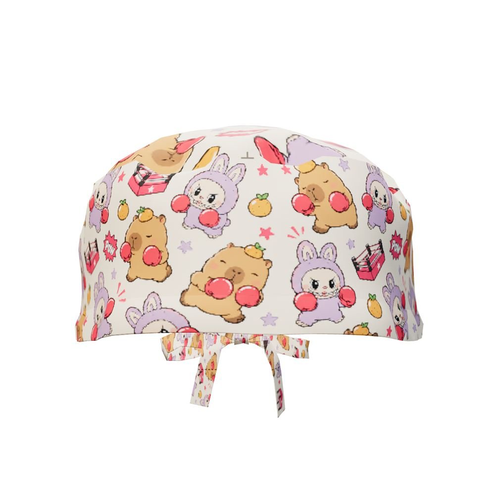 Gorro Quirúrgico Capibara vs Labubu - Felicis Caps
