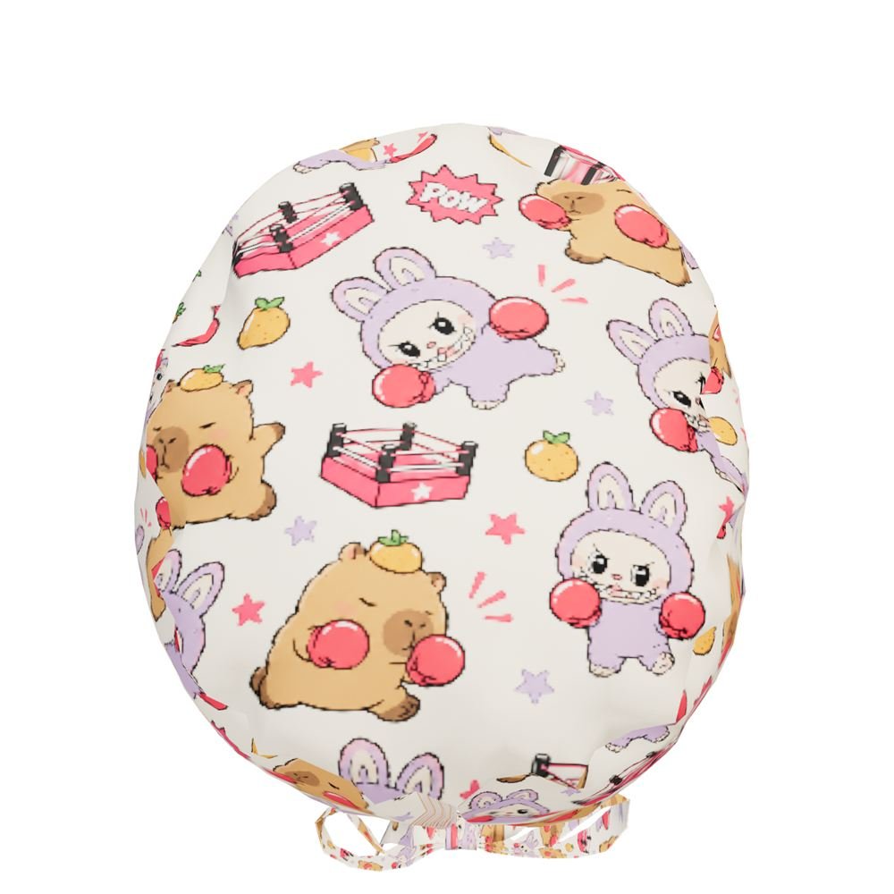 Gorro Quirúrgico Capibara vs Labubu - Felicis Caps