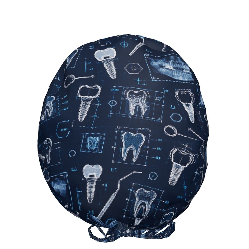 Gorro Quirúrgico Odontología Blueprint - Felicis Caps