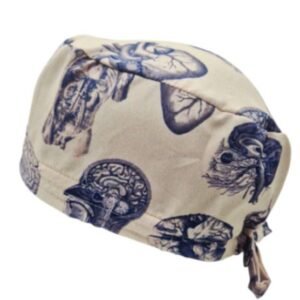 Gorro quirúrgico de Órganos Azul