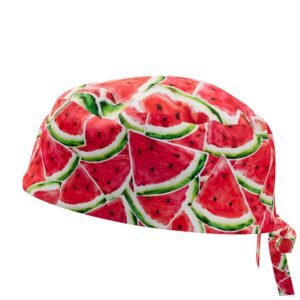 Gorro quirurgico Sandia Esperanza estampado de sandias vista lateral