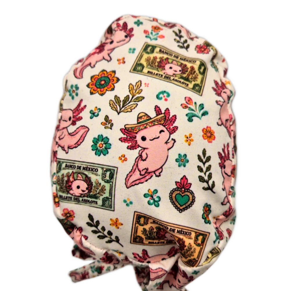 Gorro quirúrgico Ajolote vista superior