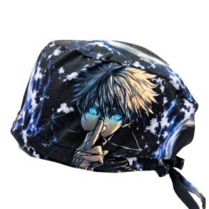 Gorro quirúrgico Satoru Gojo, vista lateral